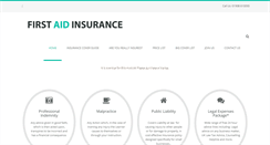 Desktop Screenshot of firstaidinsurance.co.uk